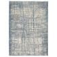 Nourison Rush 6" x 9" Ivory and Blue Area Rug, , large