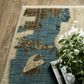 Oriental Weavers Reed 3"3" x 5" Beige and Multicolor Area Rug, , large