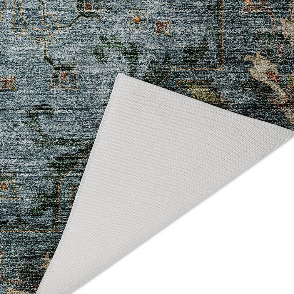 Dalyn Rug Company Silk Road Aqua, Ivory, Beige, Blue, Gold, Aloe and Gray 10&#39; x 14&#39; Area Rug, , large