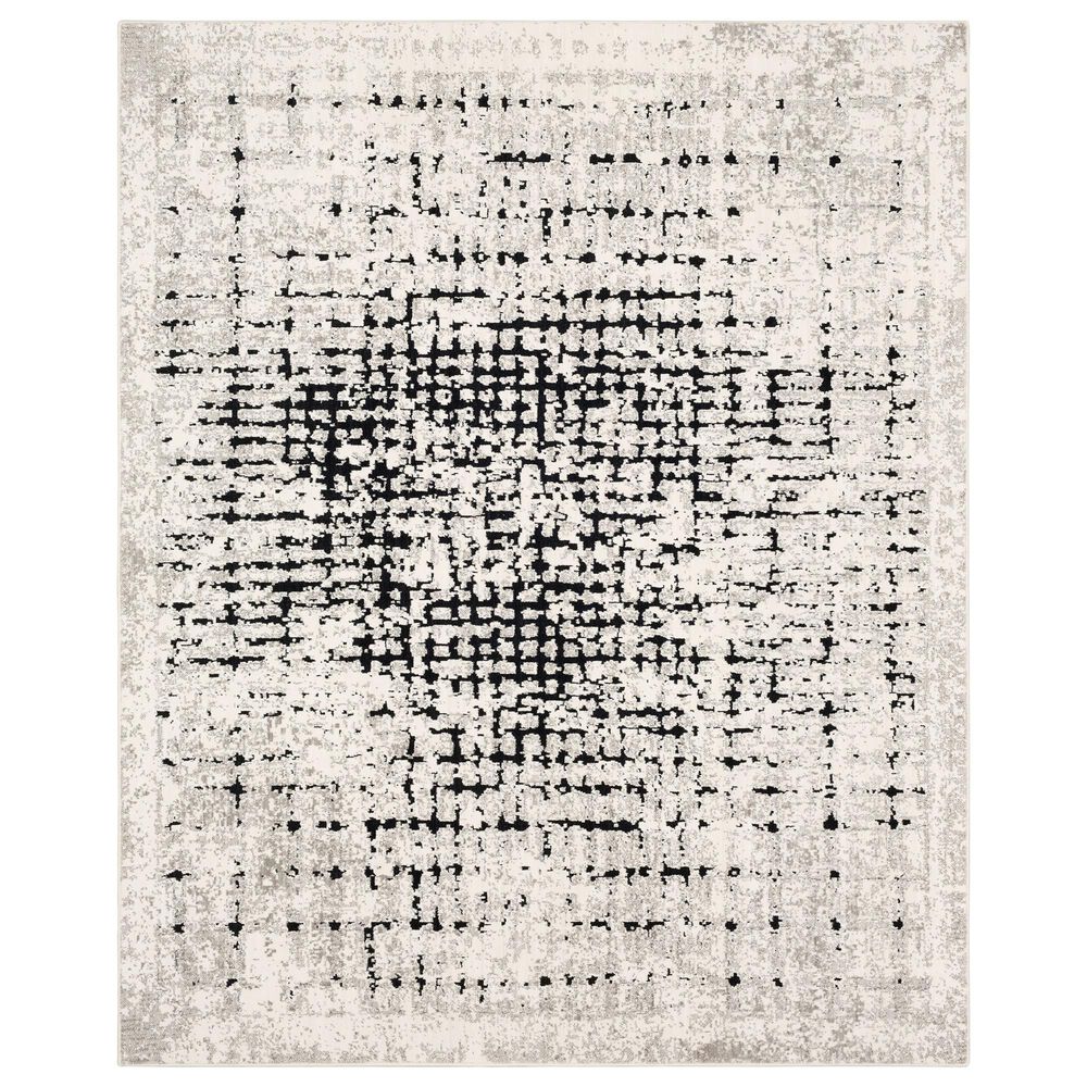 Karastan Epiphany Flux Screen  2" x 3" Alabaster Area Rug, , large