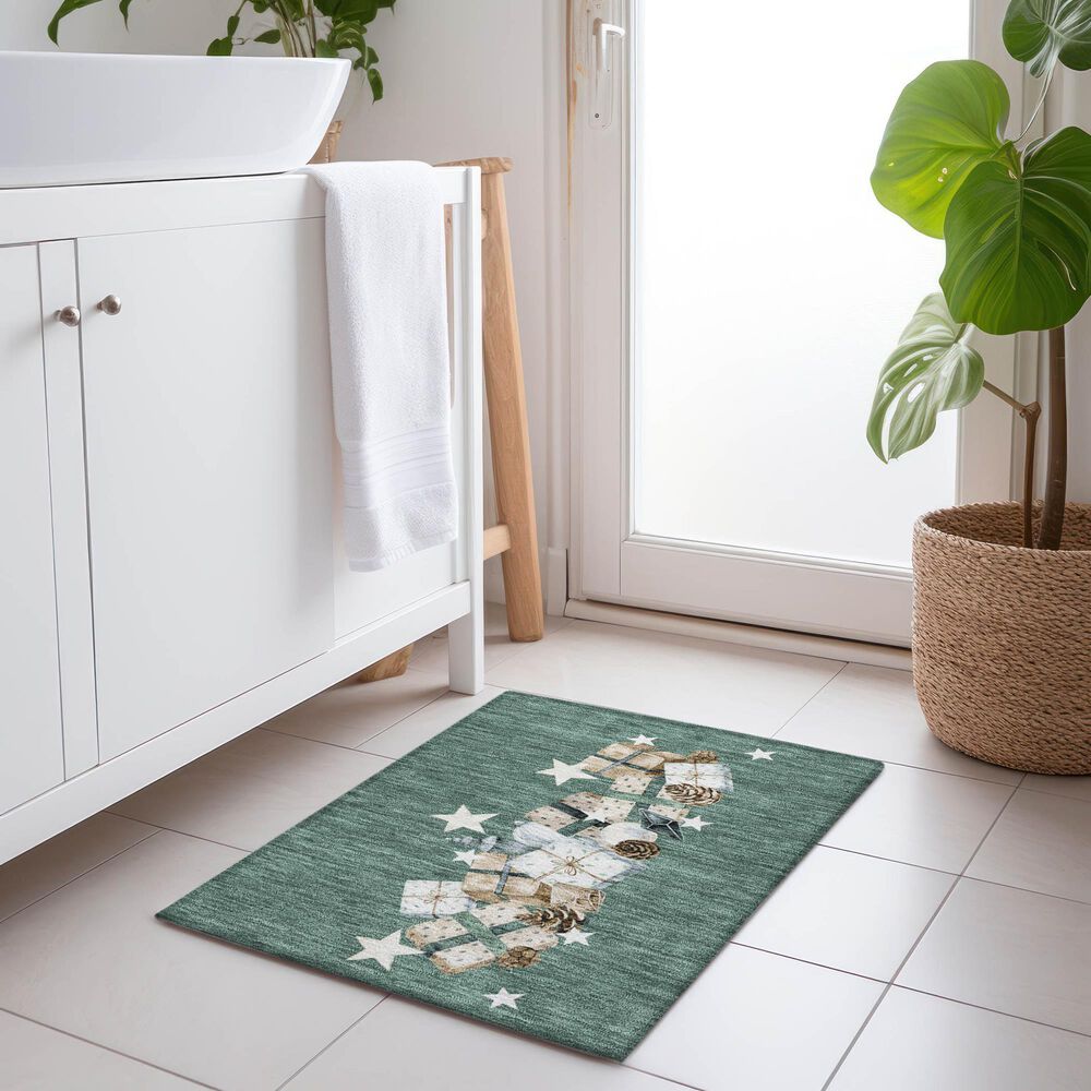 Dalyn Rug Company Wonderland WN33 Seafoam 1&#39;8&quot; x 2&#39;6&quot; Area Rug, , large