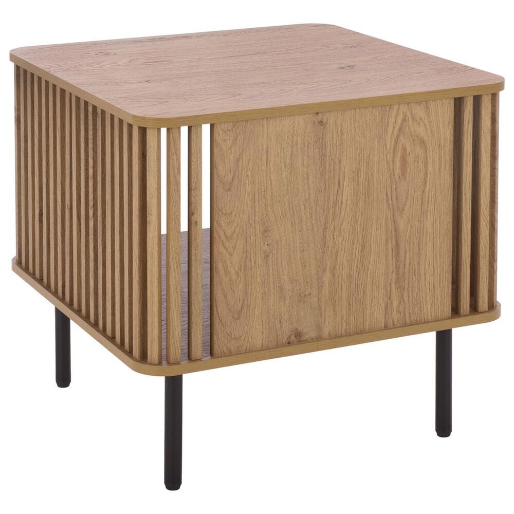 Safavieh Kiyoshi End Table in Oak and Black, , large