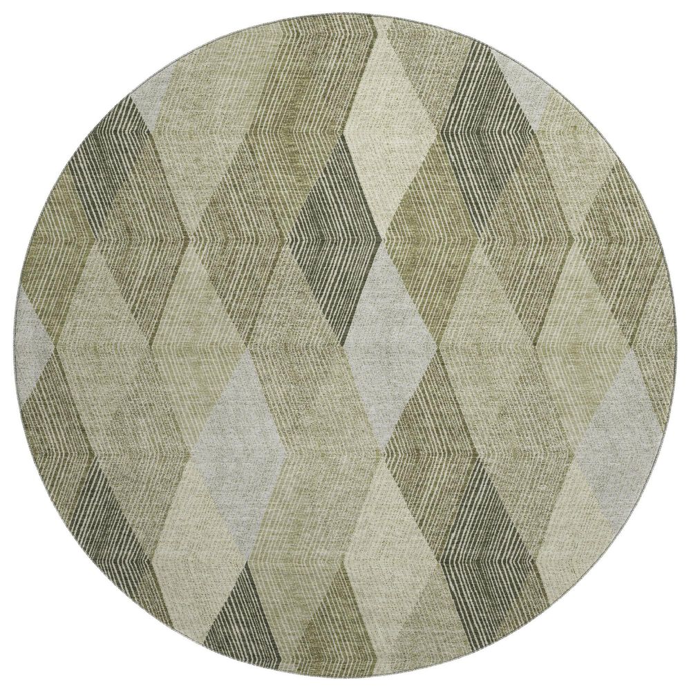 Dalyn Rug Company The Reserve TR11 Fern 8" Round Indoor/Outdoor Area Rug, , large