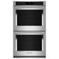 KitchenAid 30" Double Electric Wall Oven with Air Fry Mode in Stainless Steel, , large