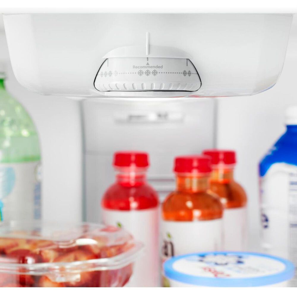 Whirlpool 21 Cu. Ft. 33" Wide Top Freezer Refrigerator in Black Stainless Steel, , large