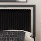 Ashley Zuraleus Queen Upholstered Panel Bed in Matte Black and Chrome, , large