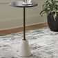 Ashley Caramont Accent Table in Gold, White and Black, , large