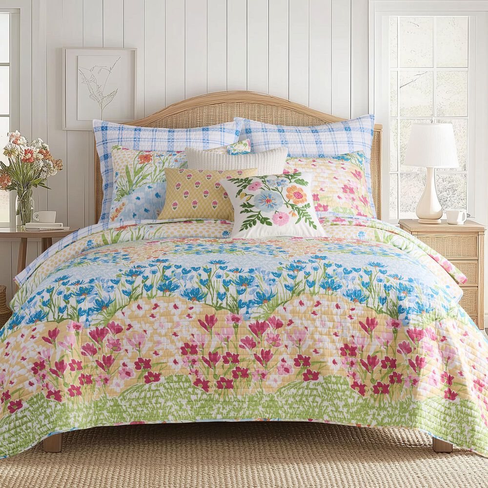 Levtex Blooming Hillside 2-Piece Twin Quilt Set in Multicolor, , large