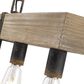 Golden Lighting Garrett Linear Pendant in Antique Black, , large