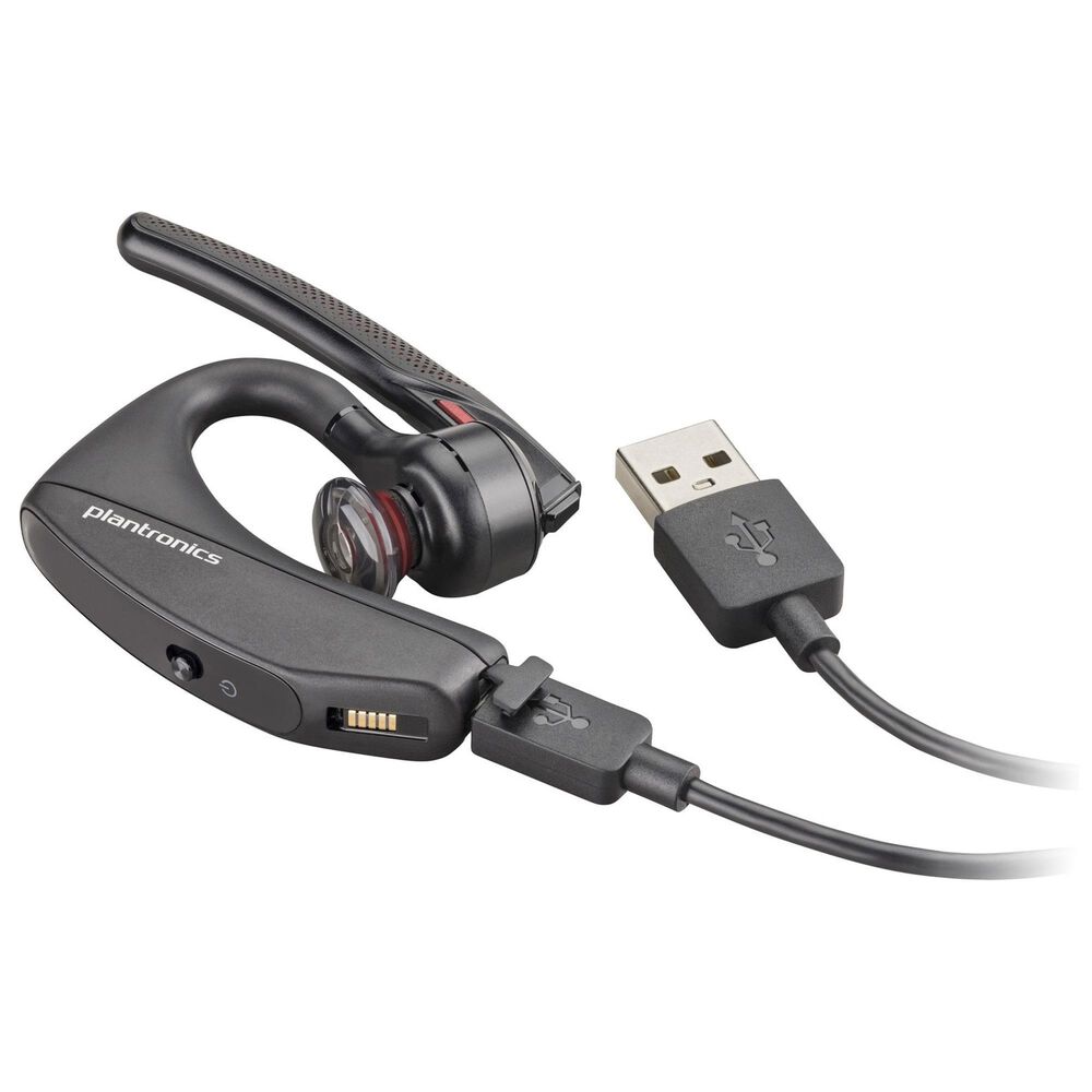 Poly Poly Voyager 5200 Headset with USB-A to Micro USB Cable in Black, , large