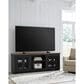 Ashley Wildenauer 76" Extra Large TV Stand with Fireplace Option in Brown and Black, , large