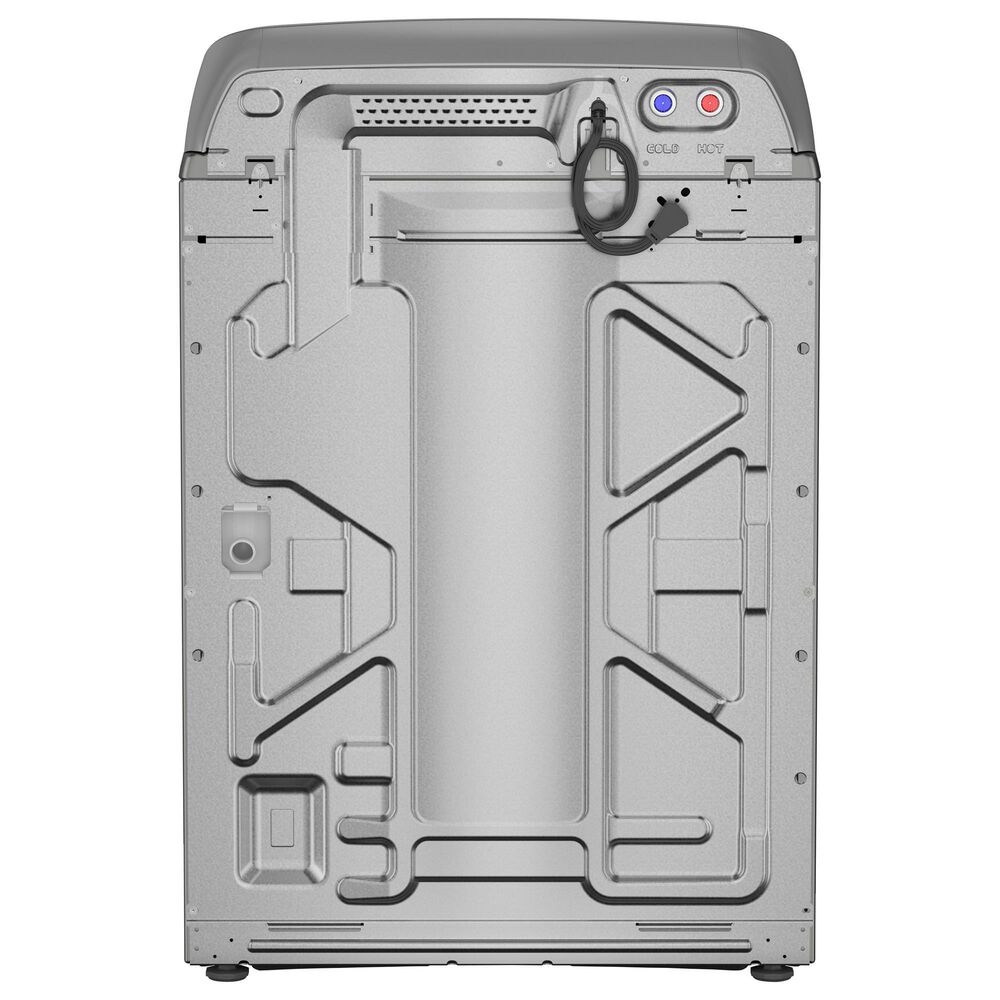 Maytag 5.3 Cu. Ft. Smart Top Load Washer and 7.4 Cu. Ft. Smart Gas Top Load Dryer Laundry Pair in Classic Silver, , large