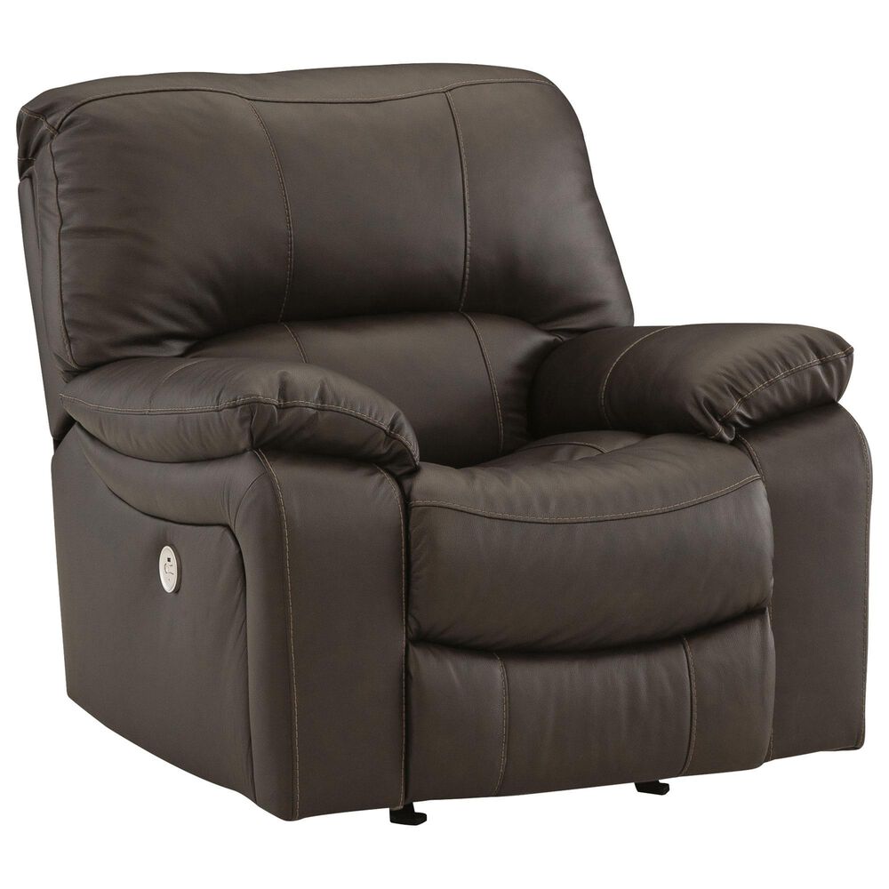 Ashley Leesworth Power Recliner in Dark Brown, , large