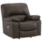 Ashley Leesworth Power Recliner in Dark Brown, , large
