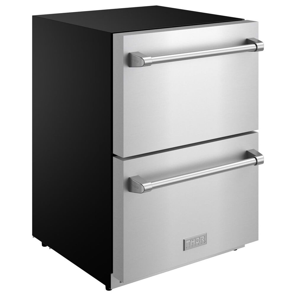 Thor Kitchen Gordon Ramsay 24" Undercounter Refrigerator in Stainless Steel, , large