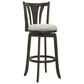 Armen Living Elle Swivel Barstool in Dark Roast, , large