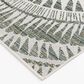 Central Oriental Santorini Colourscape Amiri Green and Ecru 7"10" x 9"10" Indoor/Outdoor Area Rug, , large