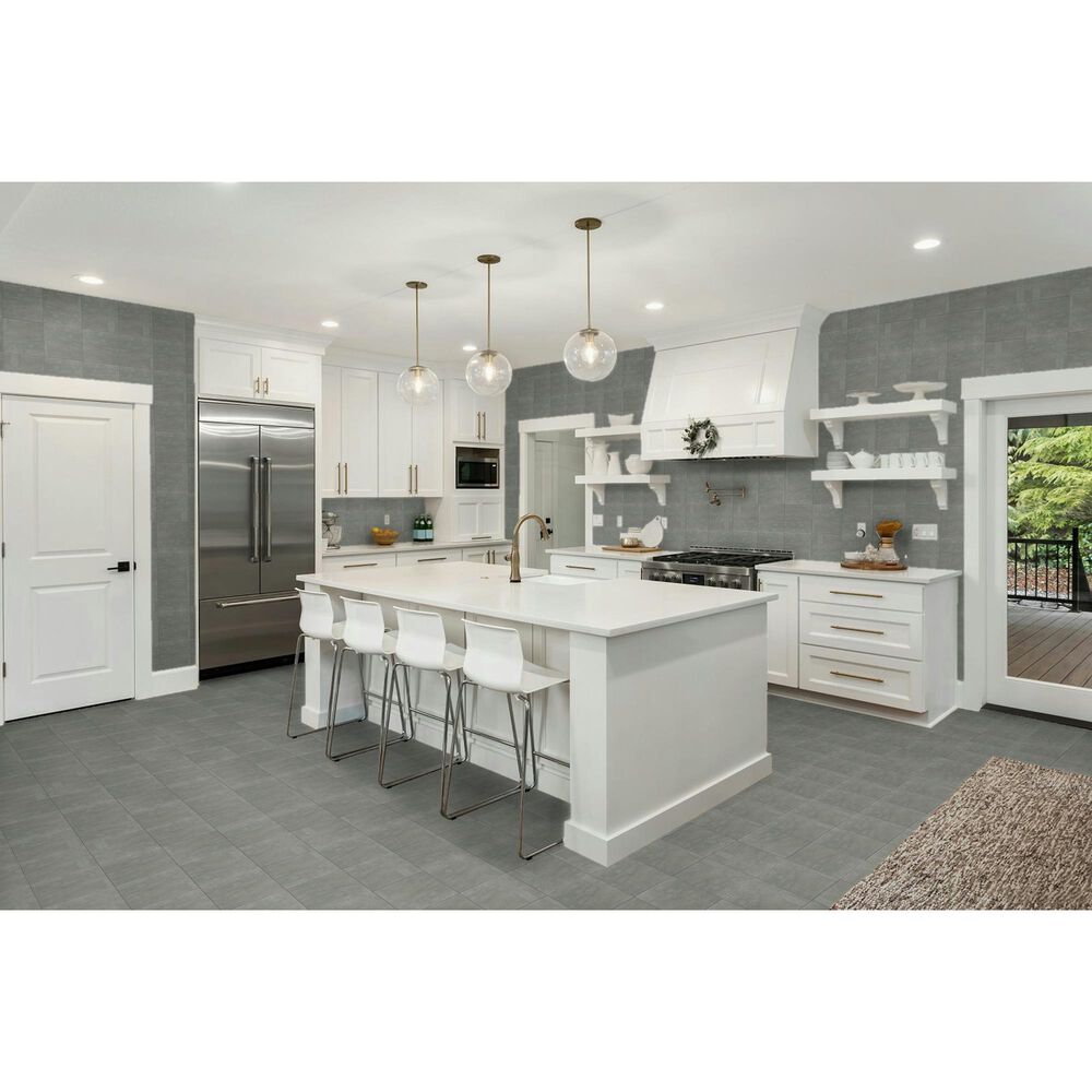 Emser Passion Gris 9&quot; x 9&quot; Matte Porcelain Tile, , large