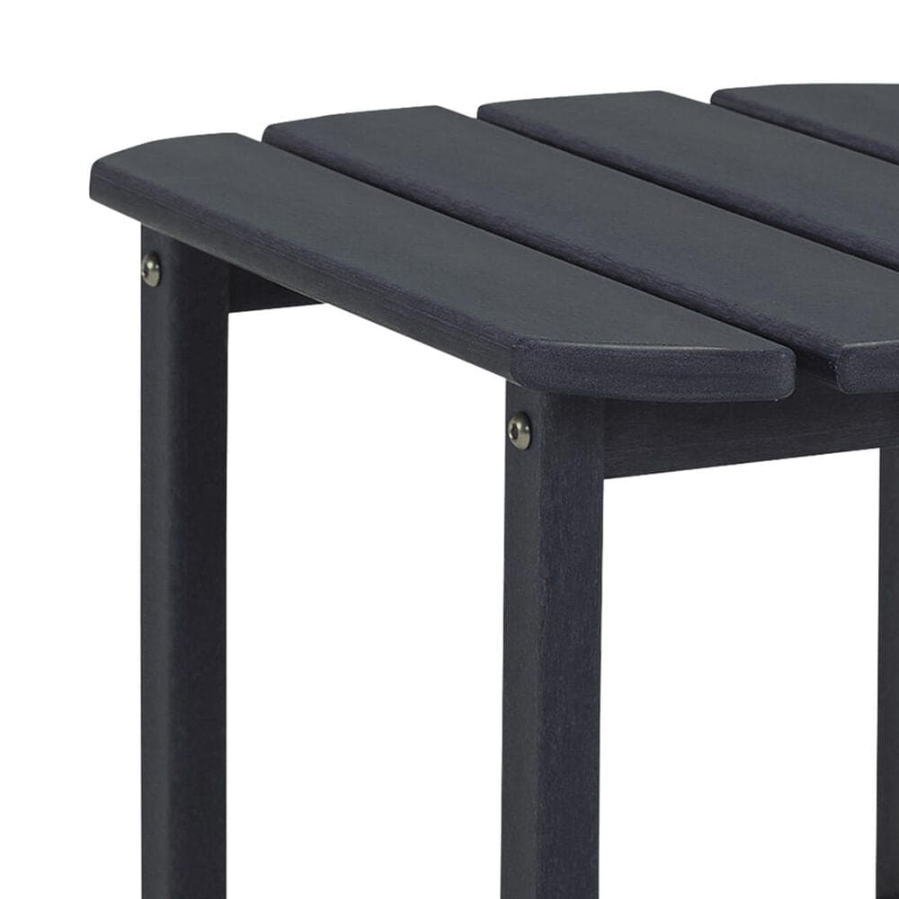 Ashley Sundown Treasure Patio Rectangular End Table in Black, , large