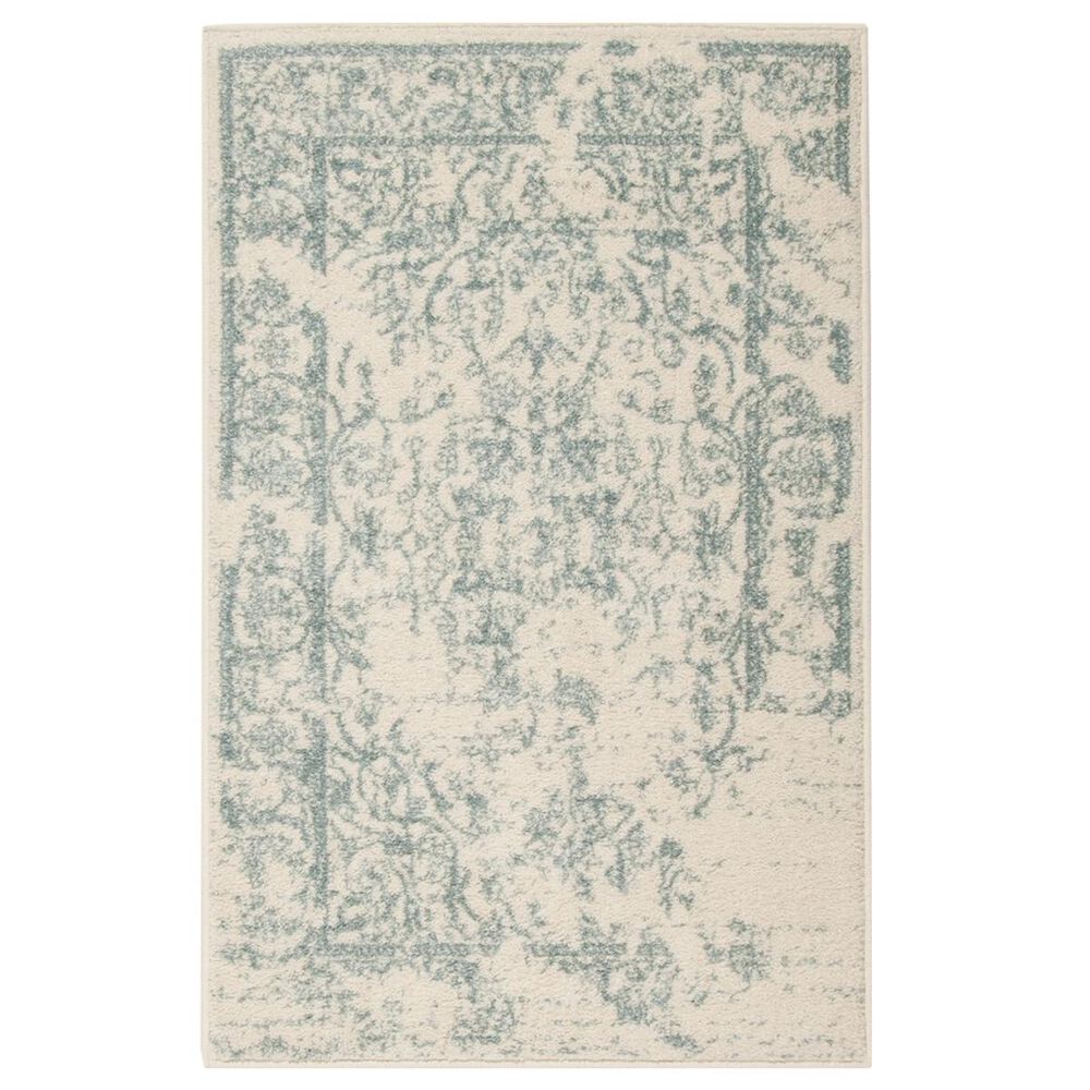 Safavieh Adirondack ADR101S-24 2"6" x 4" Ivory/Slate Area Rug, , large