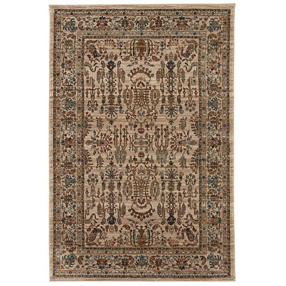 Karastan Spice Market 90931-70038 3"5" x 5"5" Cassia Cream Area Rug, , large