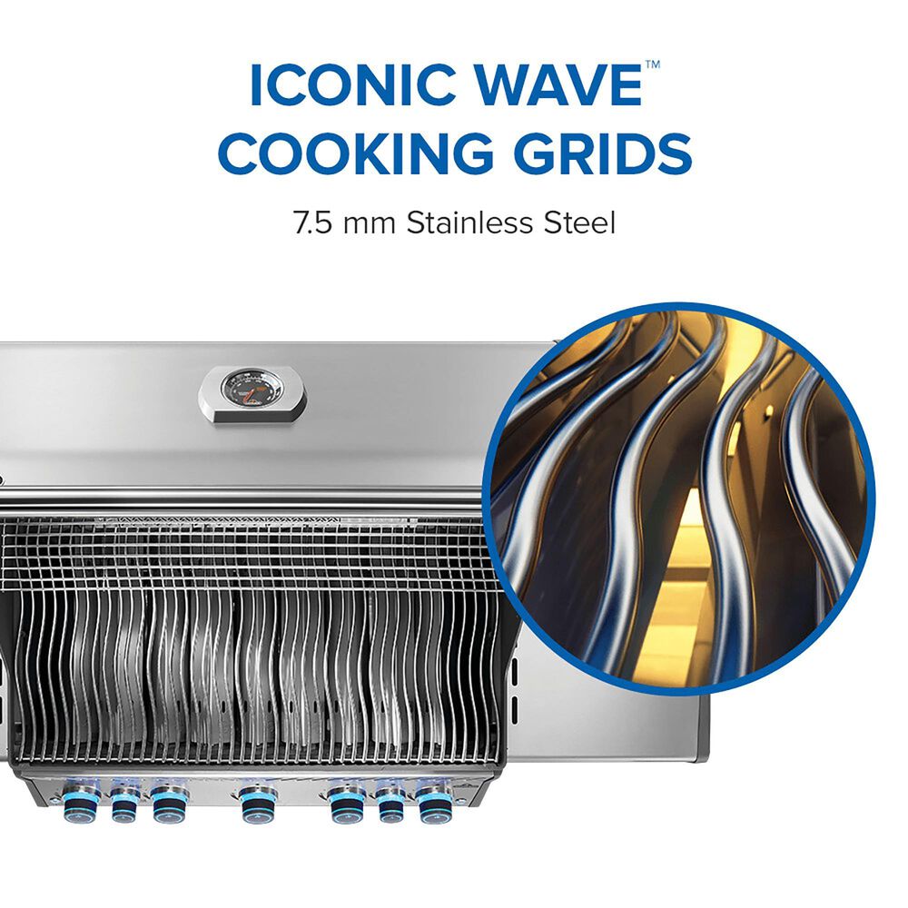 Napoleon Rogue PRO-S 625 RSIB Propane Gas Grill in Stainless Steel, , large