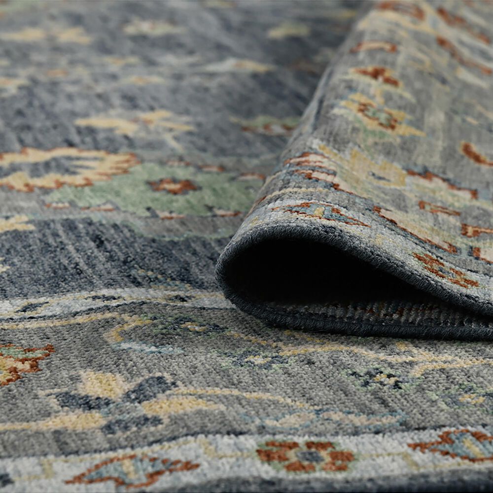 Amer Rugs Jaigarh 2&#39; x 3&#39; Denim and Slate Area Rug, , large