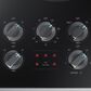 Samsung 2-Piece Kitchen Package with Matte Black Steel 30" Built-In Convection Single Wall Oven and Stainless Steel Smart Electric 36" Cooktop, , large