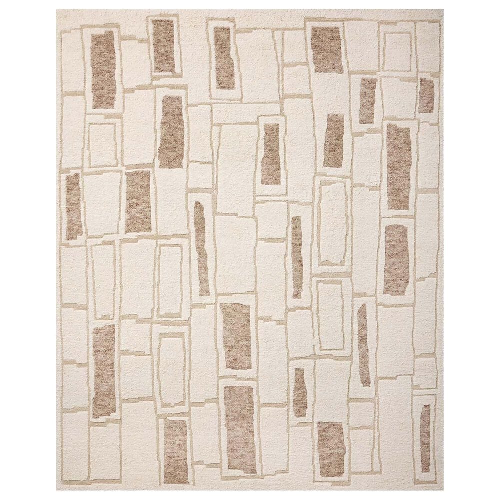 Loloi Octavia 2" x 3" Ivory and Natural Area Rug, , large