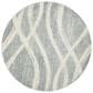 Safavieh Adirondack ADR125T 6" Round Cream and Slate Area Rug, , large