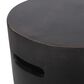 Hearth and Haven Outdoor Cylindrical Side Table with Integrated Handle Cutout in Copper, , large