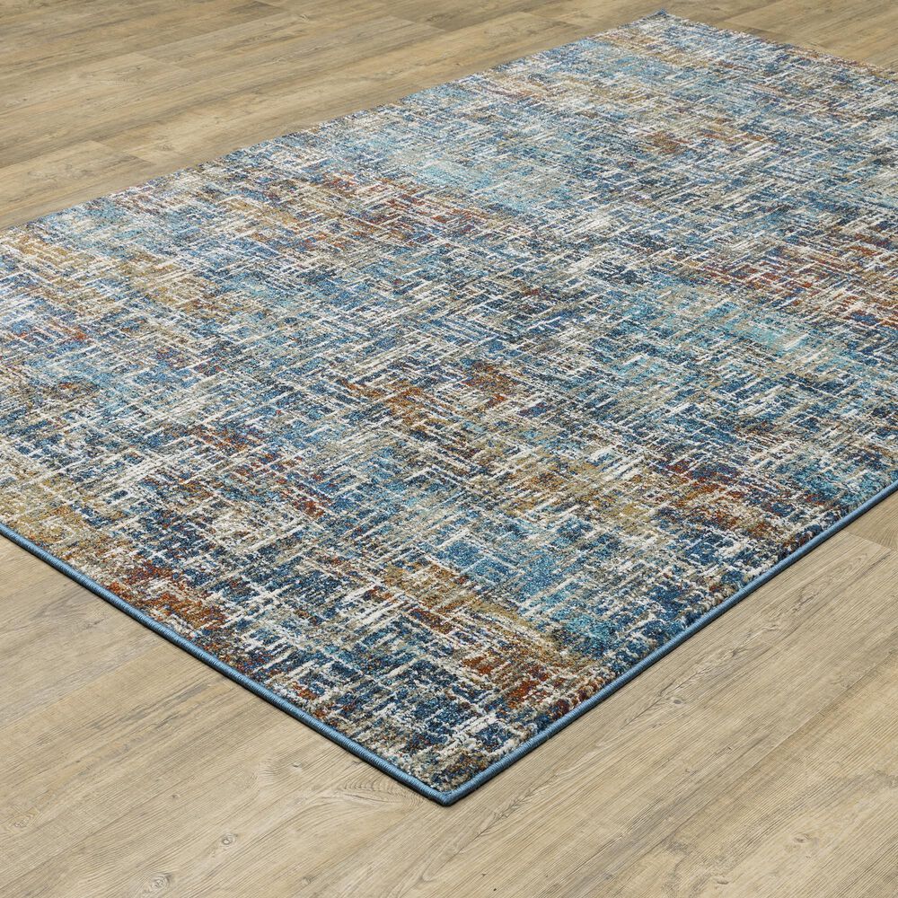 Oriental Weavers Venice Latina 7&#39;10&quot; x 10&#39; Blue and Multicolor Area Rug, , large