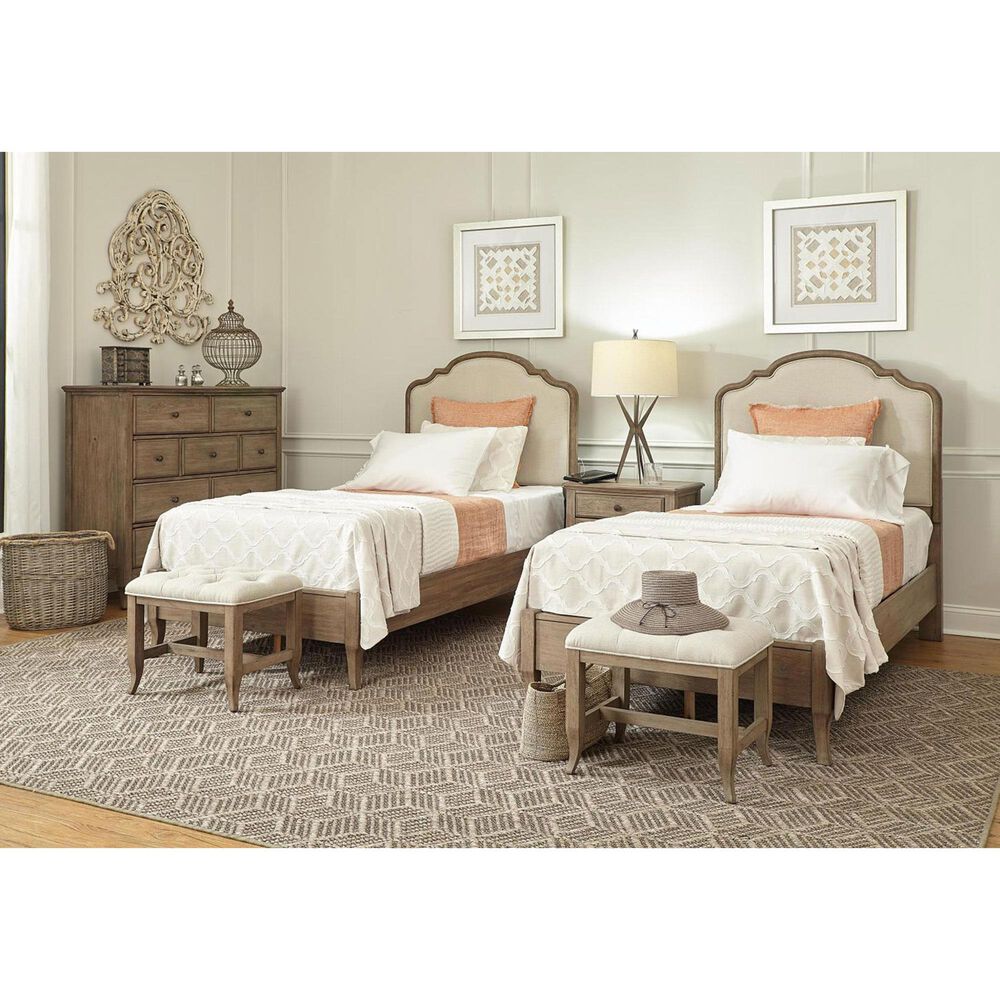 Riva Ridge Provence Twin Platform Bed in Patine, , large