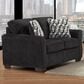 Arapahoe Home Stationary Loveseat in Obsidian Black, , large