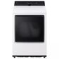 LG 7.3 Cu. Ft. Rear Control Electric Dryer with LG EasyLoad Door and AI Sensing in Alpine White, , large