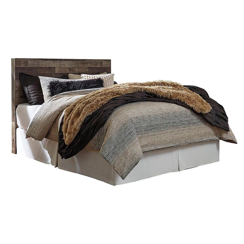Ashley Derekson King Panel Headboard in Walnut and Gray, , large