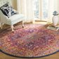 Safavieh Evoke EVK275S-5R 5"1" Round Fuchsia/Orange Area Rug, , large