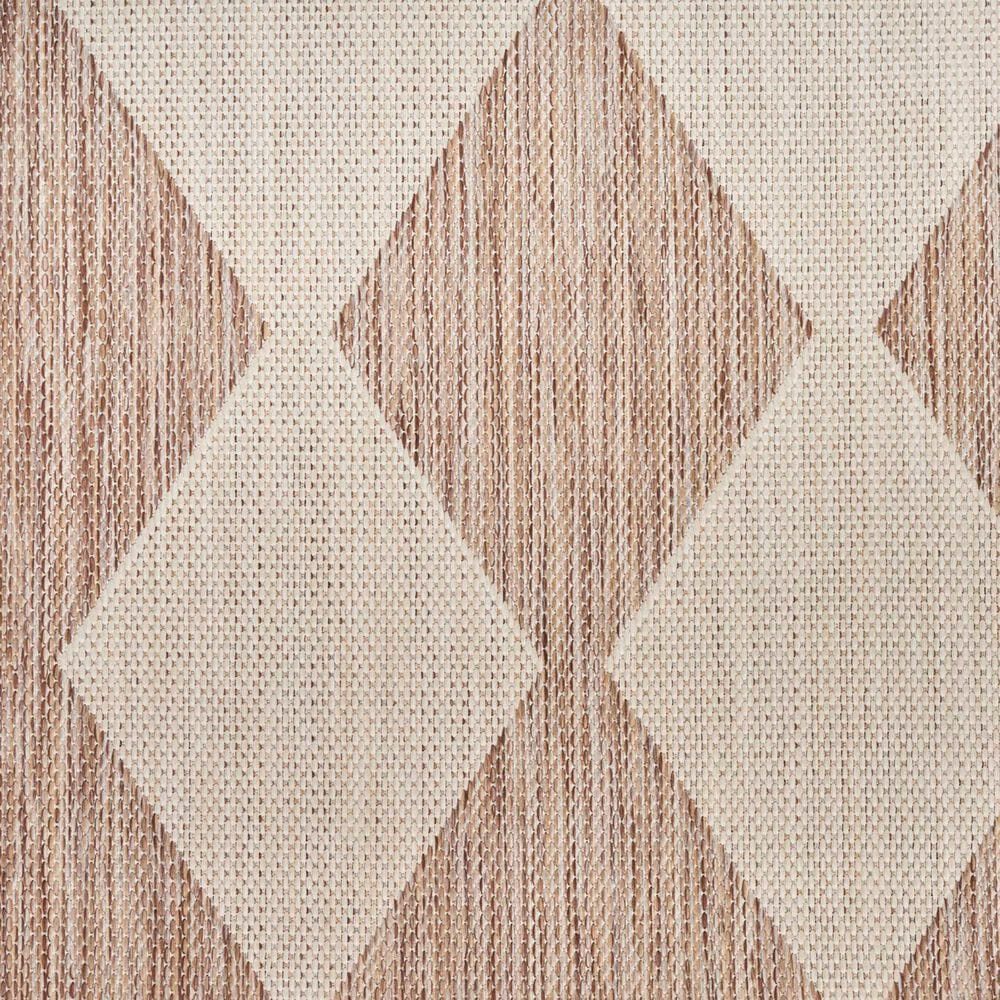 Nourison Positano Geometric Beige 8&#39; x 10&#39; Indoor/Outdoor Area Rug, , large