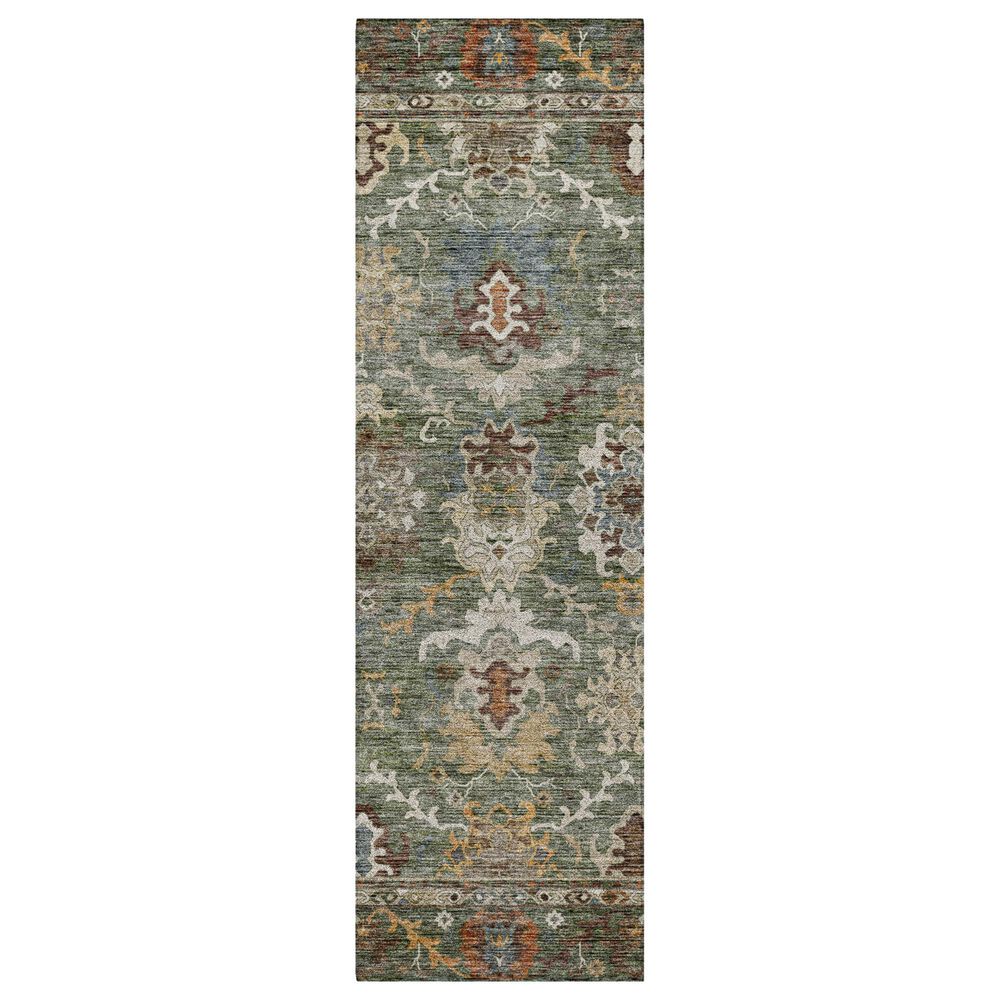 Dalyn Rug Company Silk Road Basil, Chocolate, Ivory, Gold, Copper, Blue and Mocha 2"3" x 7"6" Runner, , large