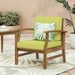 Hearth and Haven Perla Patio Club Chair with Cushions in Green, , large