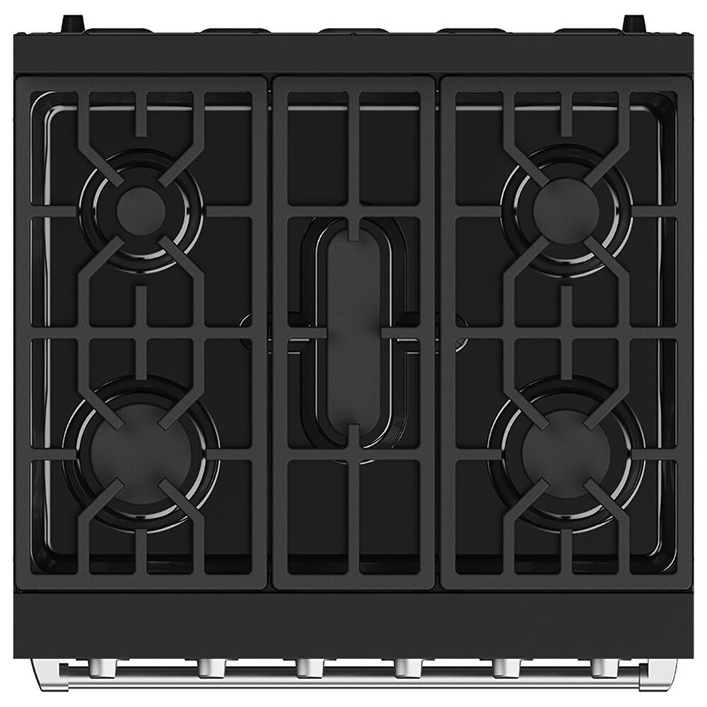 Thor Kitchen Gordon Ramsay 4.6 Cu. Ft. Professional Liquid Propane Range with Stainless Steel Handle Kit in Black, , large