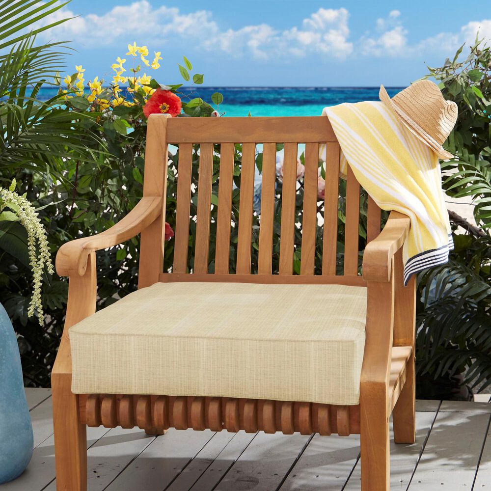 Sorra Home Sunbrella 22.5" Deep Seating Cushion in Dupione Sand, , large