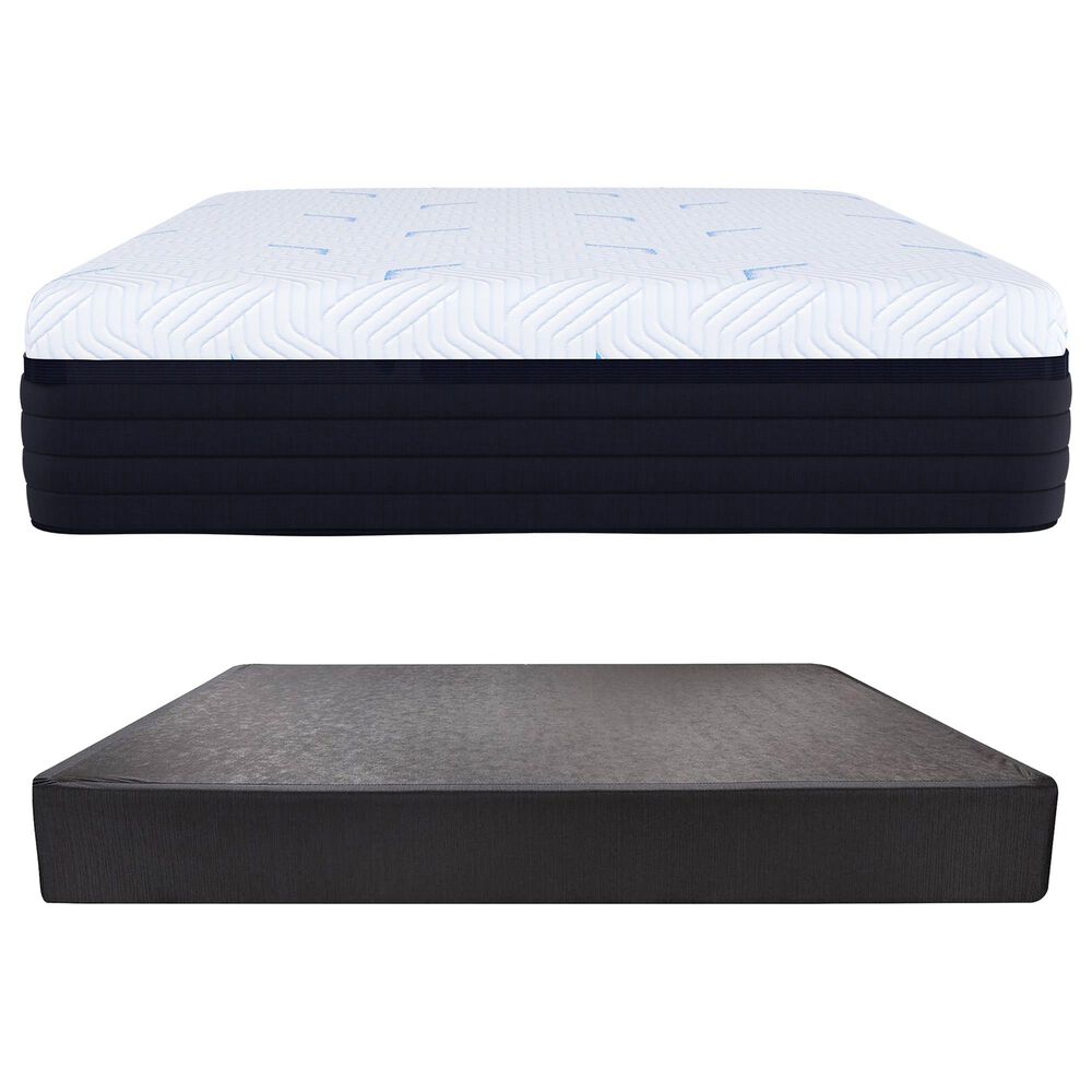 Southerland Weston Plush Hybrid Full Mattress with High Profile Box Spring, , large