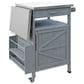 HOMLUX 40.5" Outdoor Kitchen Island with One Drawer in Blue Grey and Stainless Steel, , large