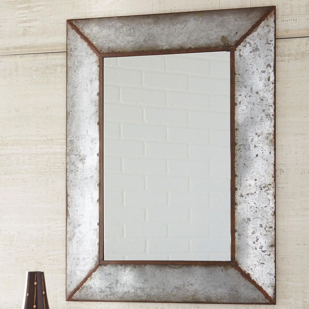 Signature Design by Ashley O&#39;Tallay Accent Mirror in Antique Gray, , large