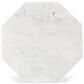 Baxton Studio Venedict End Table in White/Black, , large