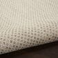 Nourison Courtyard Ivory and Silver 5" Square Indoor/Outdoor Area Rug, , large