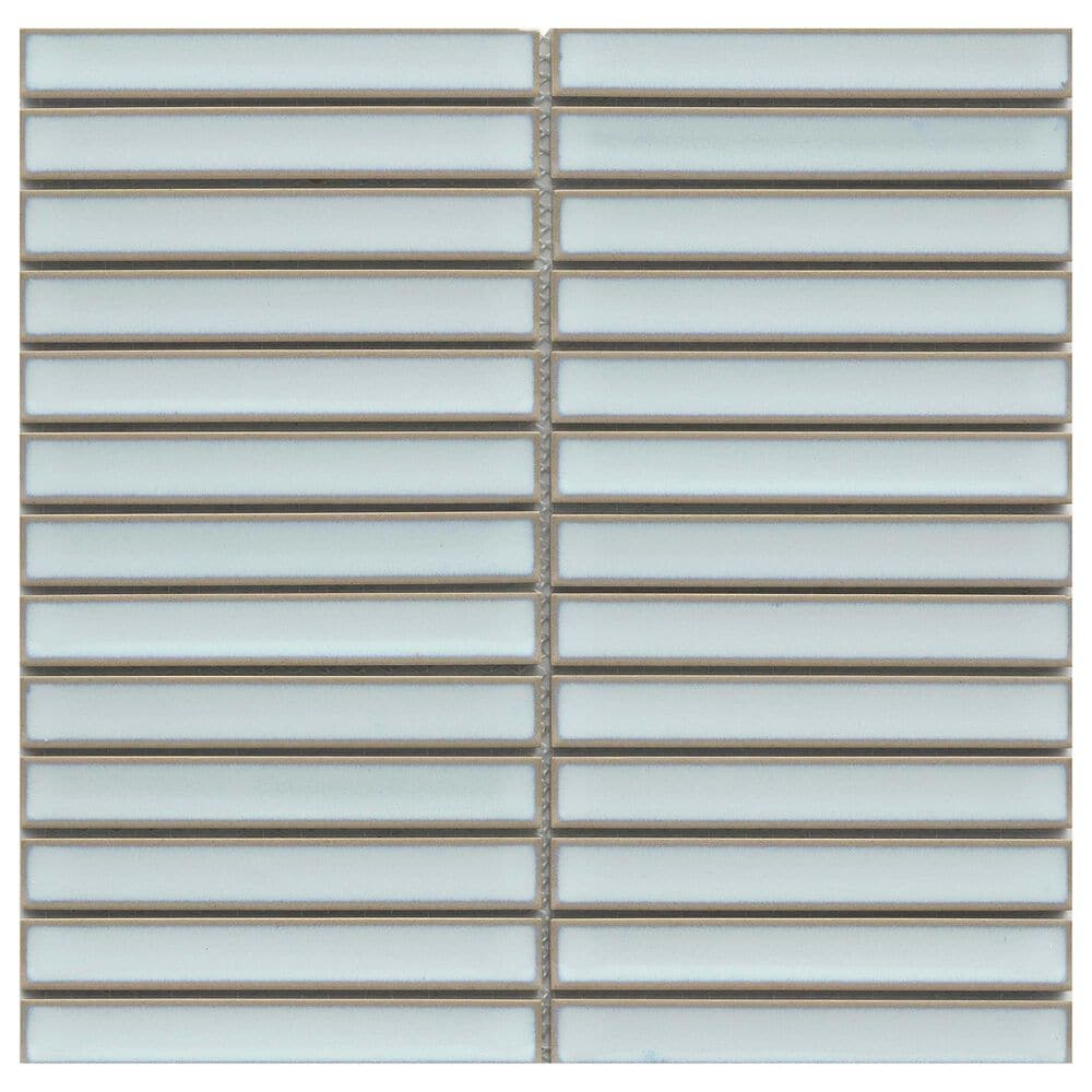 Emser Souvenir Evora 1" x 6" on 12" x 12" Porcelain Mosaic Sheet, , large