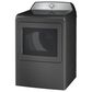 GE Profile 7.4 Cu. Ft. Electric Dryer with Sanitize Cycle and Sensor Dry in Diamond Gray, , large