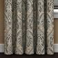 J. Queen New York Maren 100" x 84" Window Panel Pair in Antique Gold, Beige and Chocolate, , large
